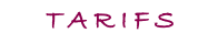 Les tarifs de l'Ermas